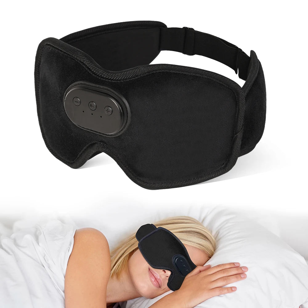 Smart Sleep Mask with Bluetooth Headphones